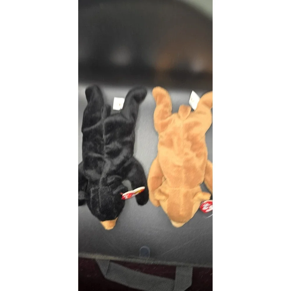 Ty 4010‎ Beanie Babie Cubbie Plush Toy 2 Bears with Tags